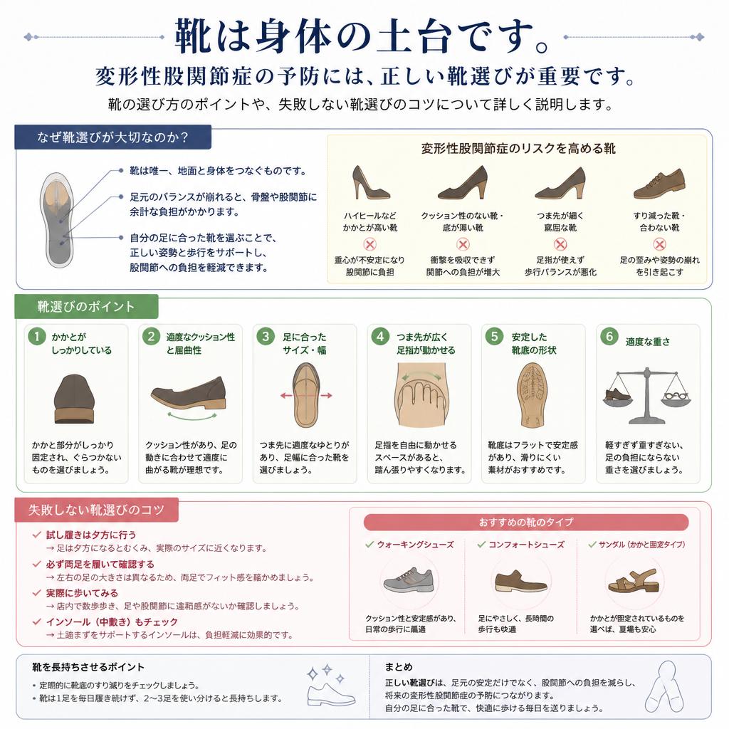 3. 適切な靴の選び方