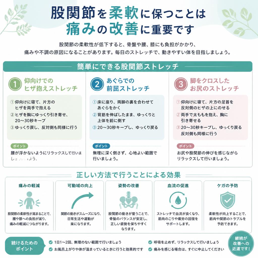 効果的な股関節ストレッチとその方法