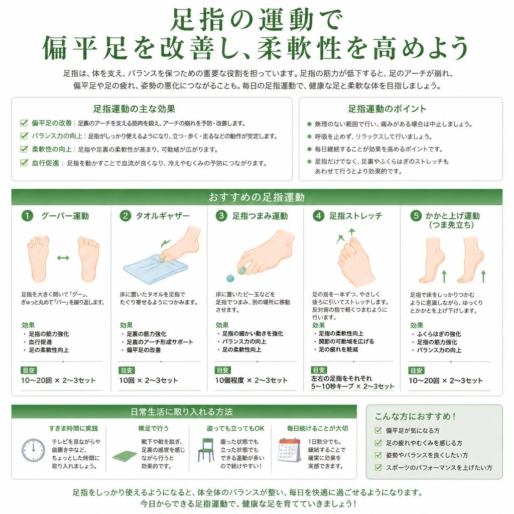足指運動の重要性