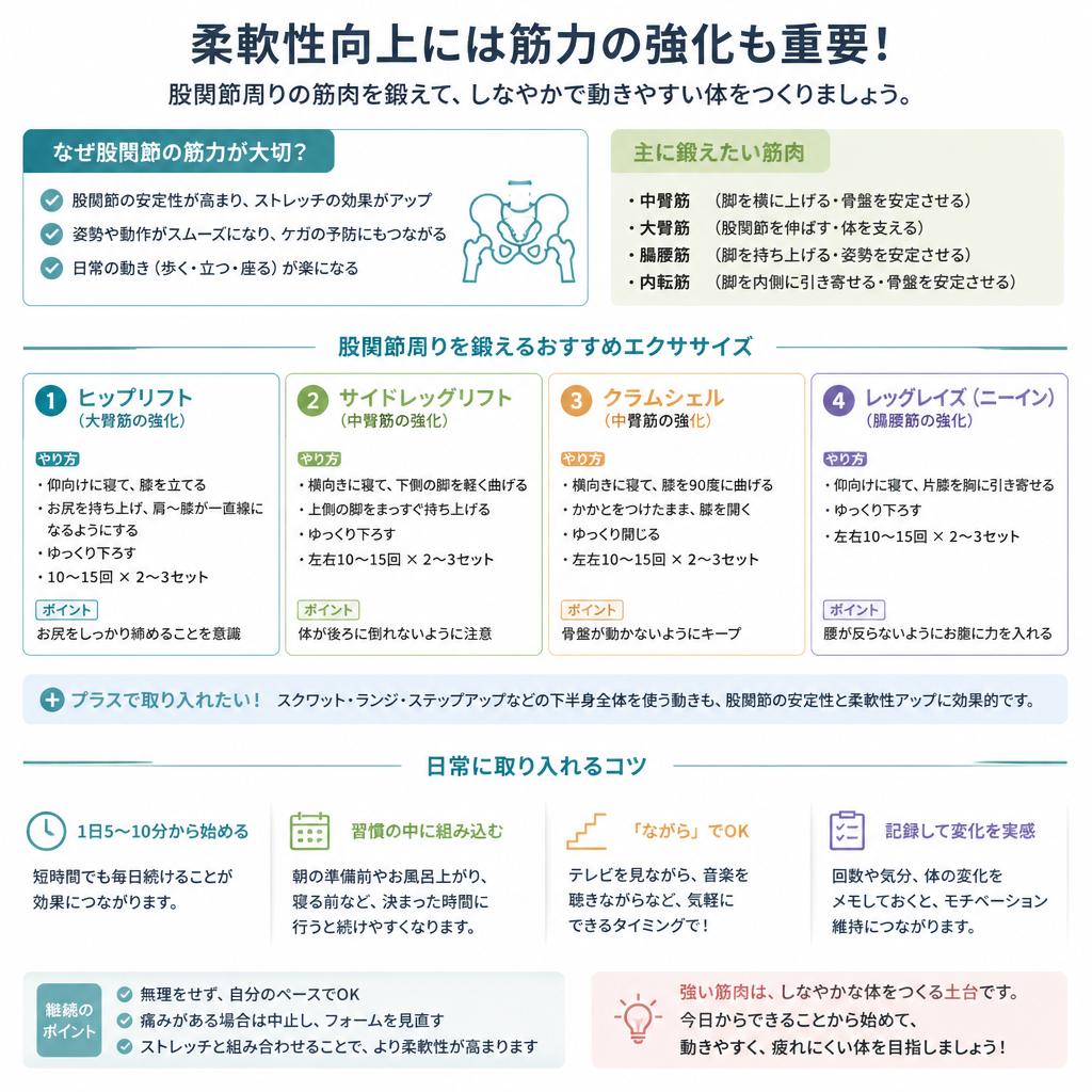 3. 筋力トレーニングで基盤を強化