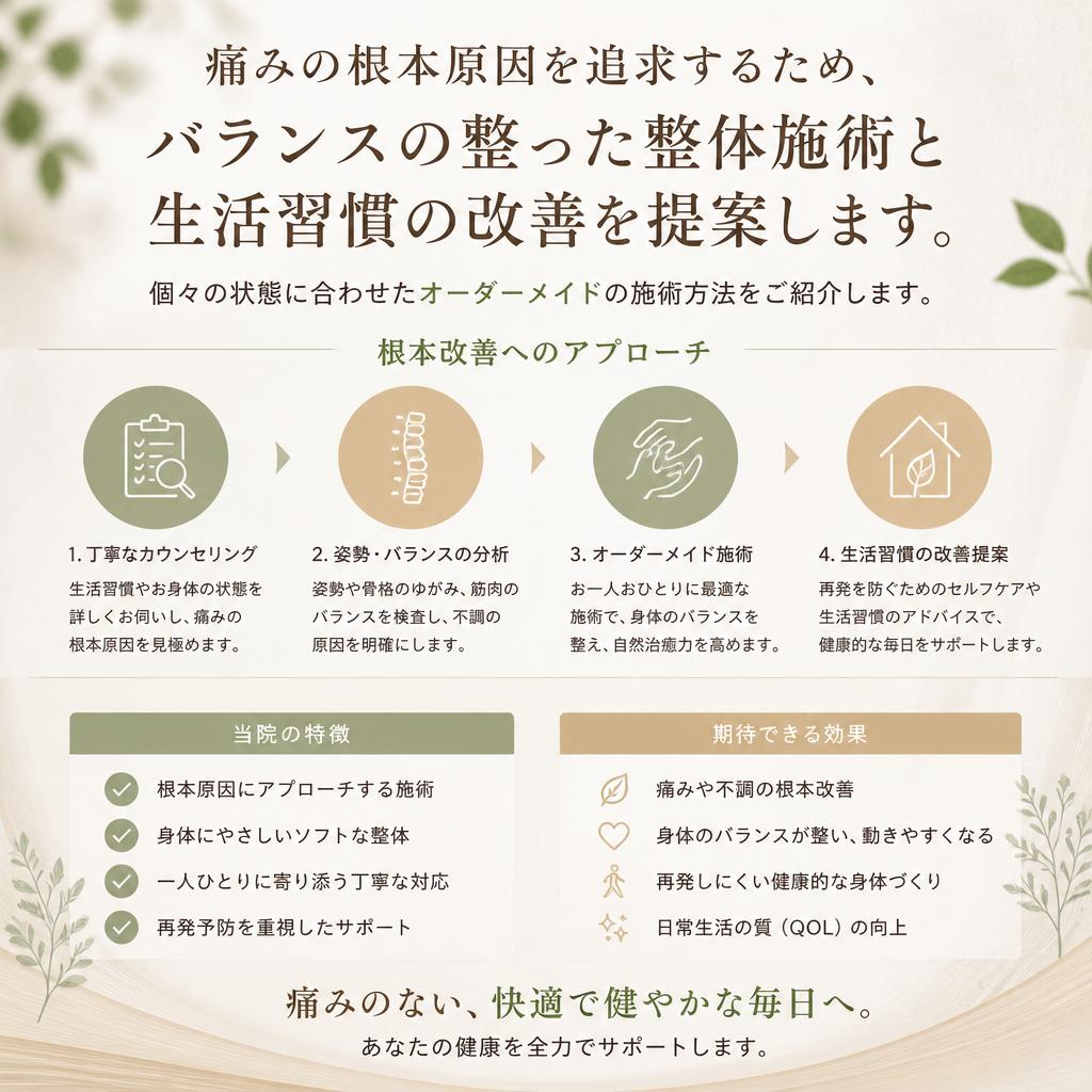 当院のアプローチ