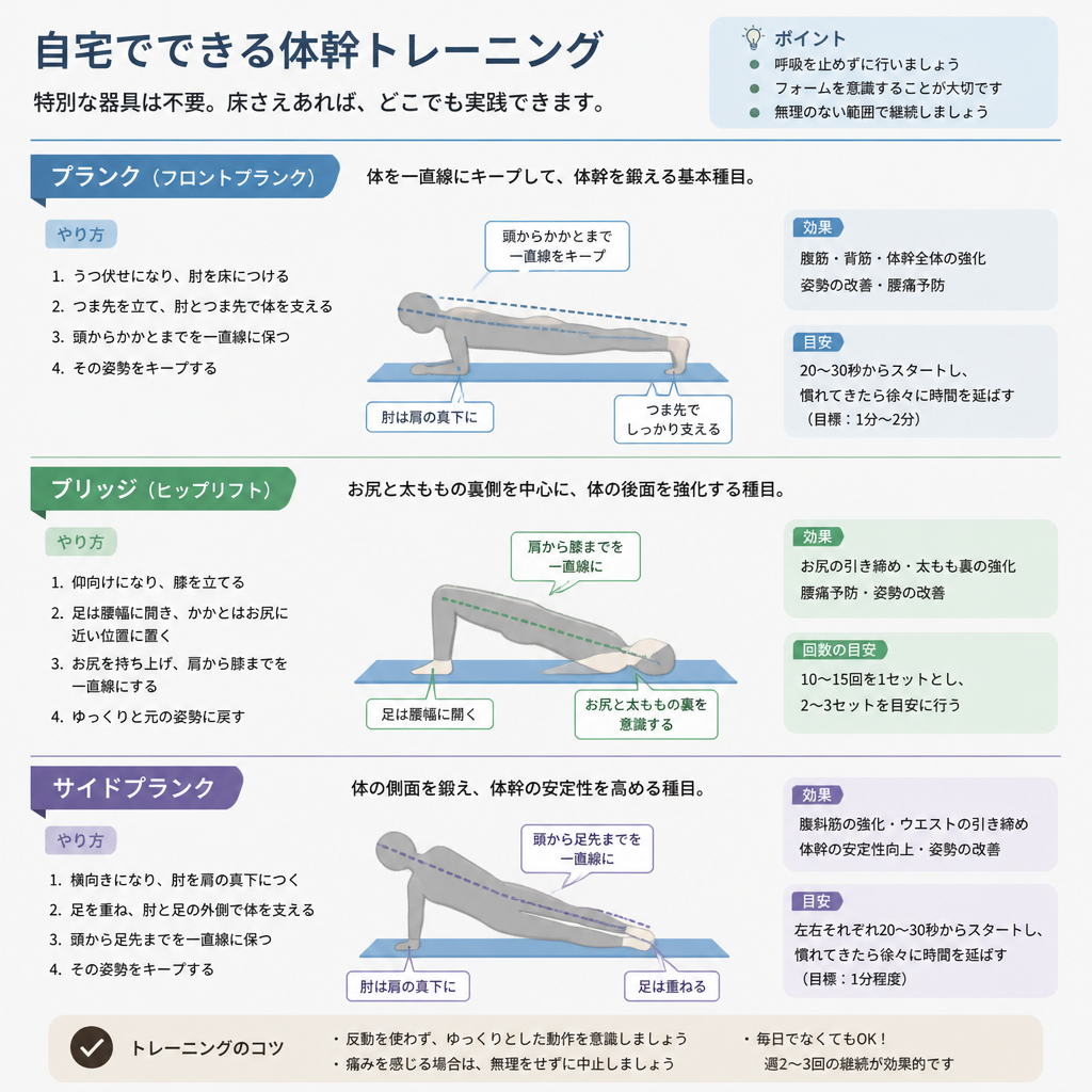 体幹トレーニングの重要性